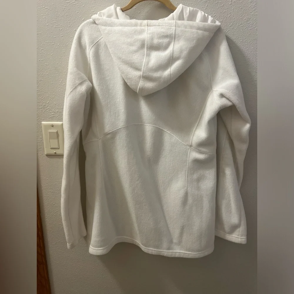 Columbia White Fleece Jacket Benton Springs - Picture 4 of 6